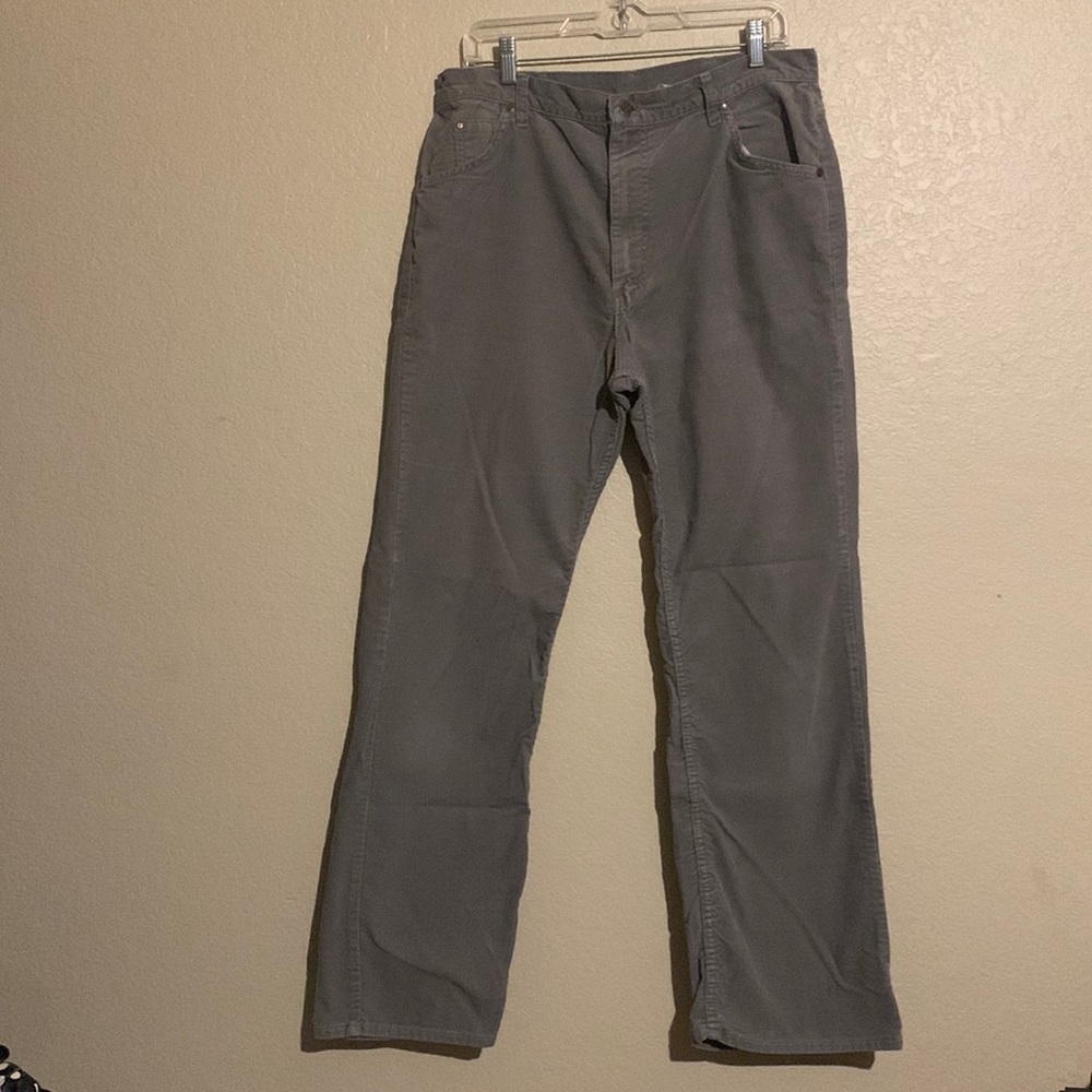 Roebucks Gray Corduroy Pants (35x32)